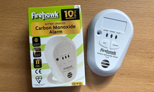 energy saving measures - carbon monoxide alarm